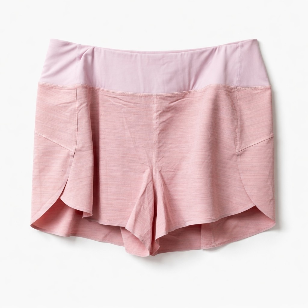 Nwt$ Athleta Run With It Textured 3.5" Short Sz 3x Spacedye Pink Moist Wick Gym